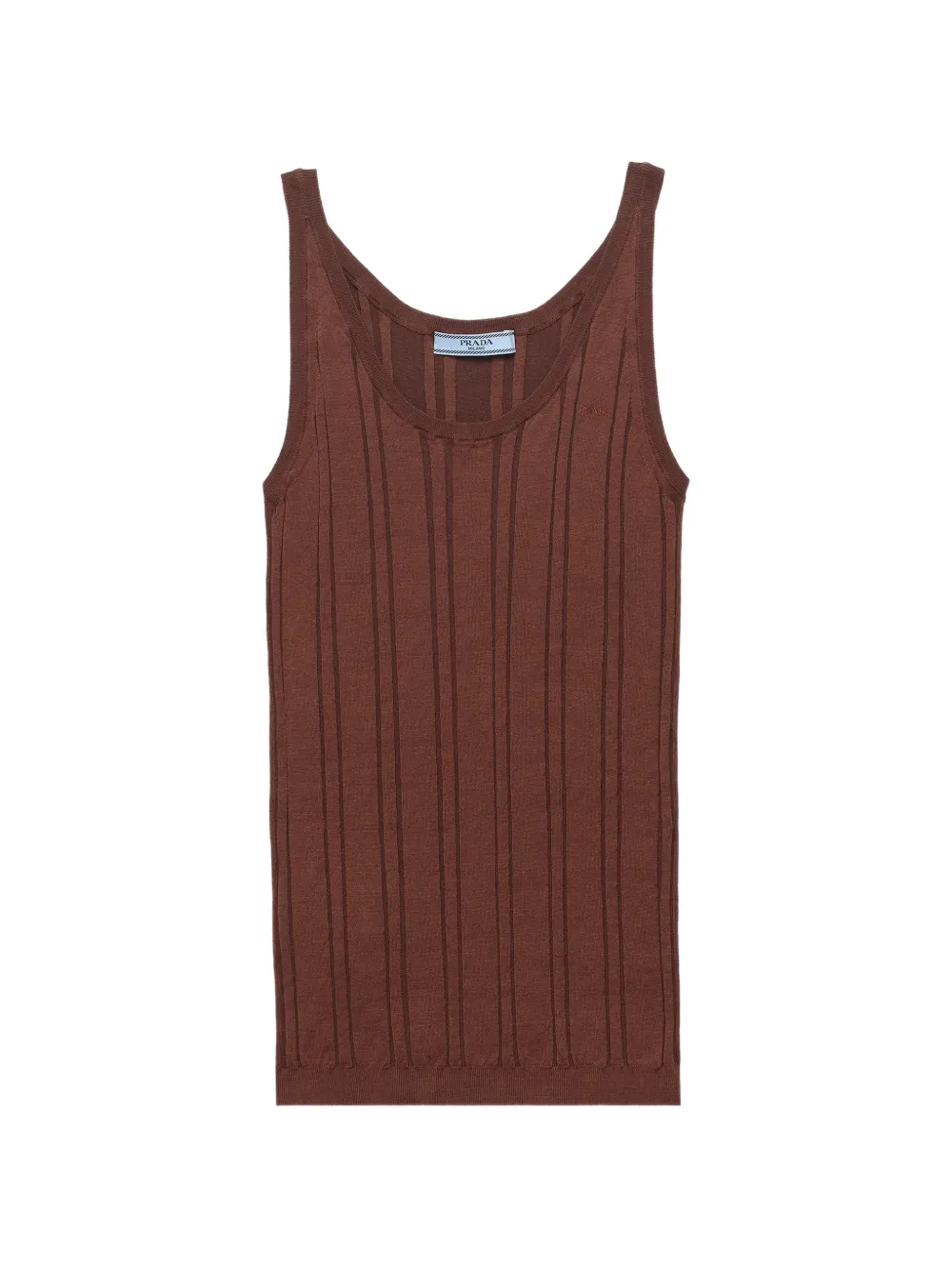 Prada cotton top - Marrone