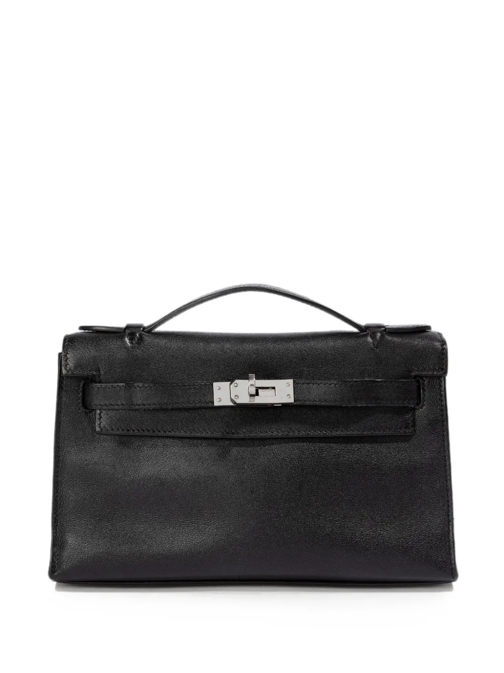 Hermès Pre-Owned Kelly Pochette leather tote bag - Nero