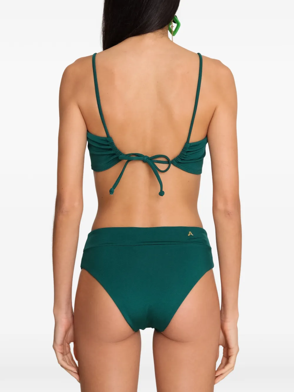 Amir Slama Bikini met geknoopt detail Groen