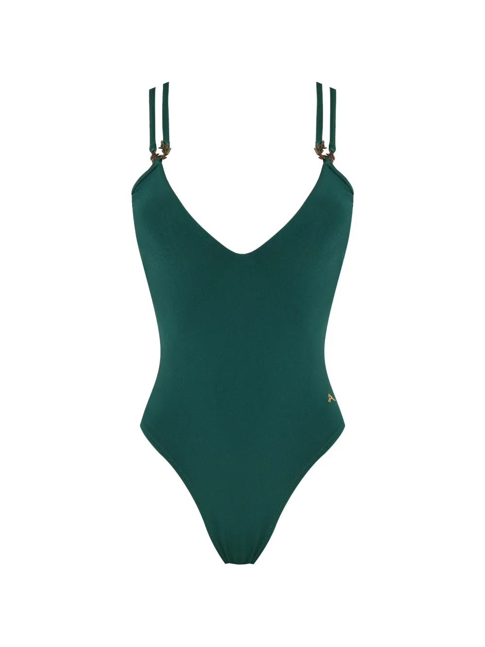 Amir Slama Costume da bagno con doppia fascia - Verde