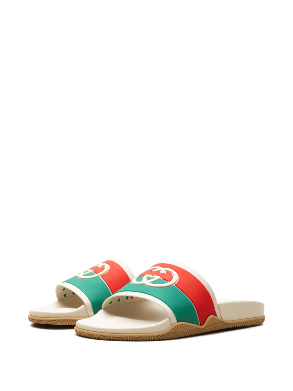 Gucci Interlocking G slides Beige