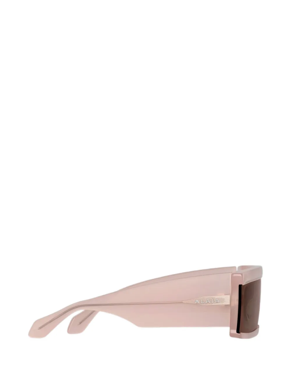 Alaia Eyewear Zonnebril met rechthoekig montuur Roze