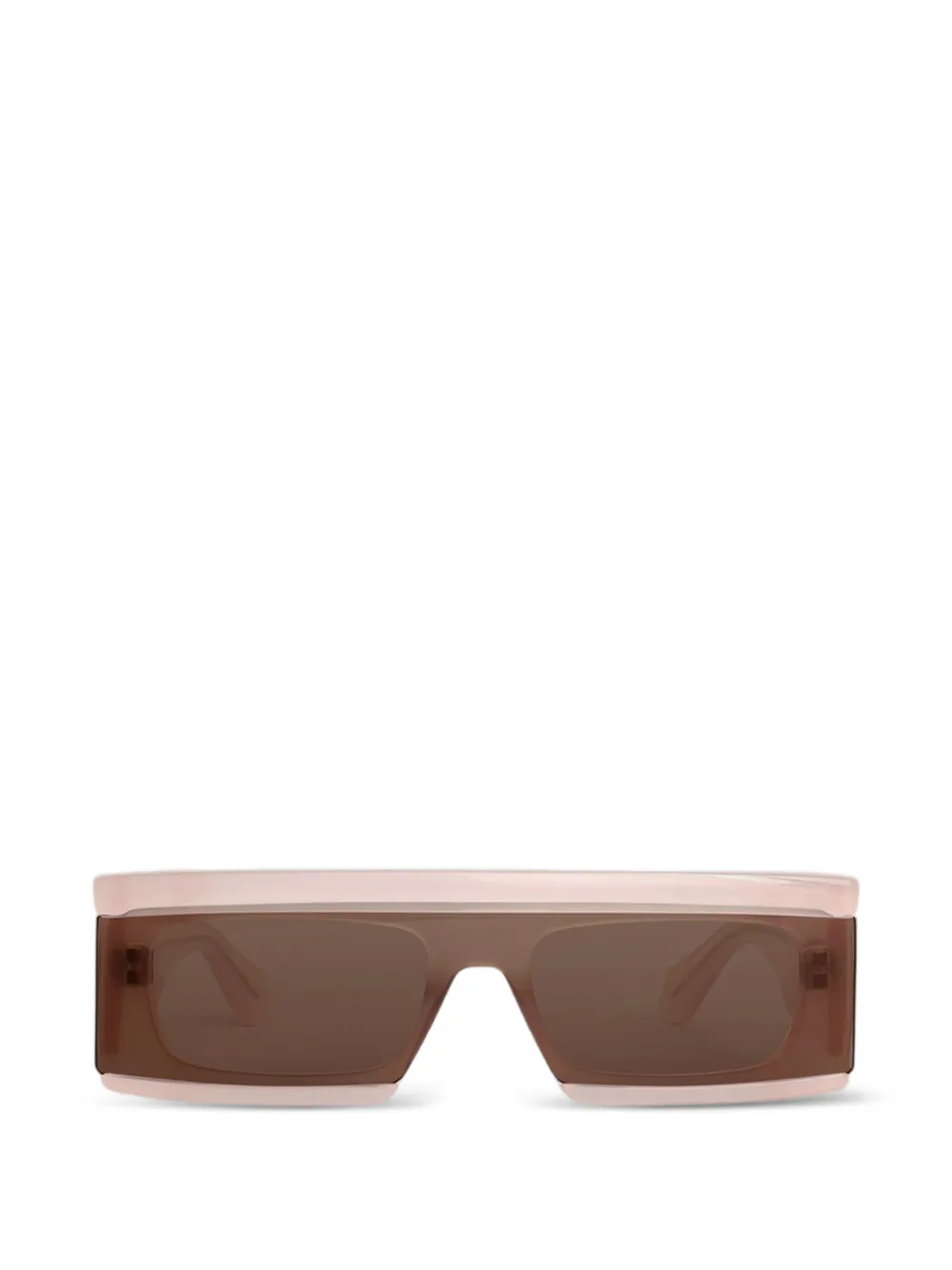 Alaia Eyewear Zonnebril met rechthoekig montuur Roze