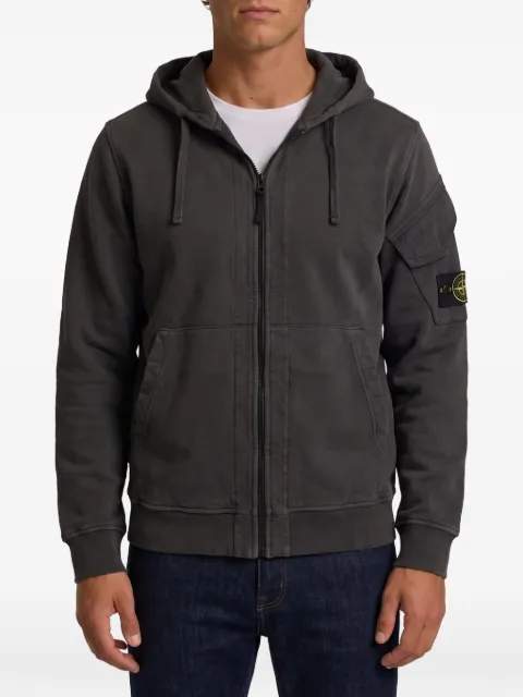 Stone Island 6100016 brushed organic-cotton fleece sweatshirt