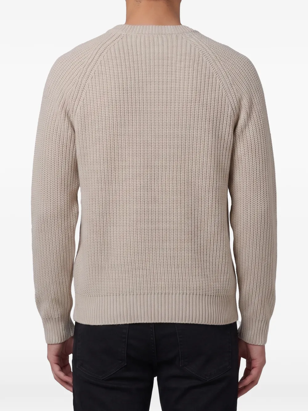 Lisa Yang Soren ribgebreide trui Beige