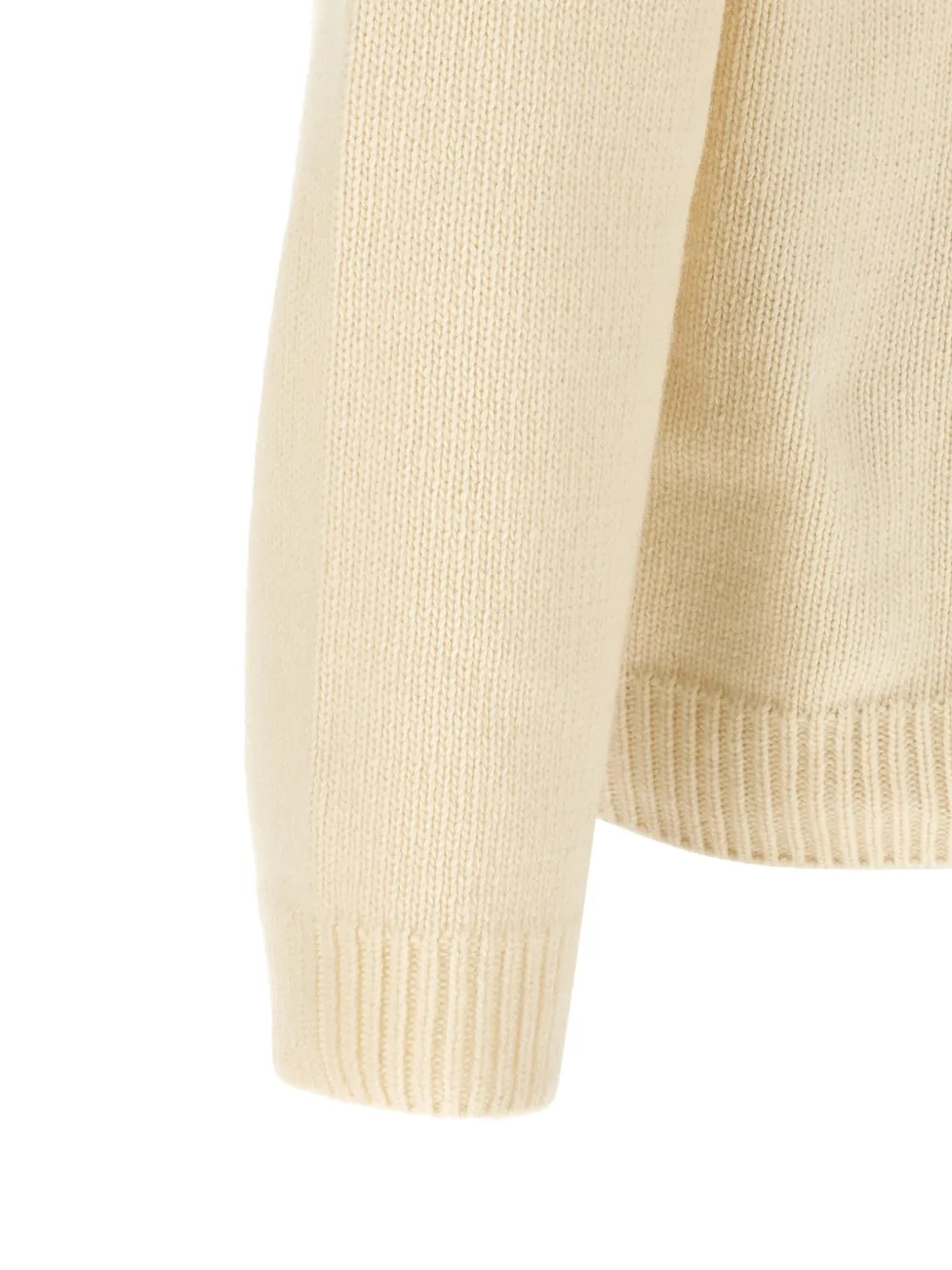 Off-White Trui met ronde hals Beige
