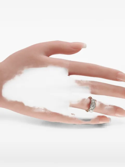 LB Exclusive diamond three-stone ring