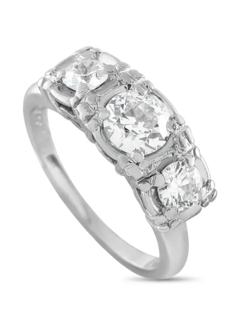 LB Exclusive diamond three-stone ring