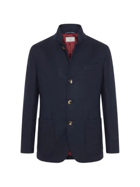 Brunello Cucinelli cashmere button-up jacket