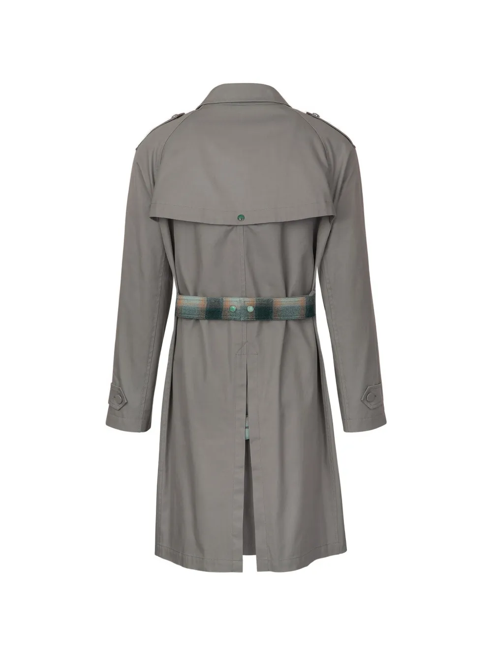 GOD'S TRUE CASHMERE gemstone-embellished cashmere coat Grijs