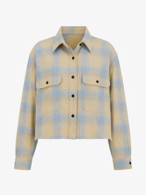 ASKK NY camisa Crosby con bordes sin rematar