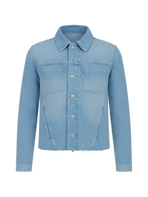 L'Agence Janelle raw-edge denim jacket