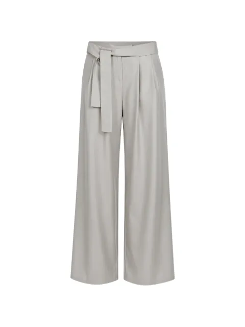 Dusan belted wide-leg trousers