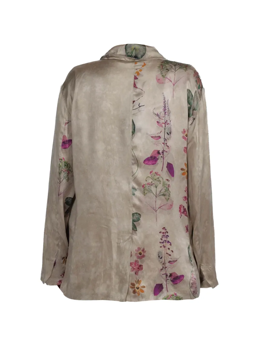 Avant Toi Jack met bloemenprint en patchwork Beige