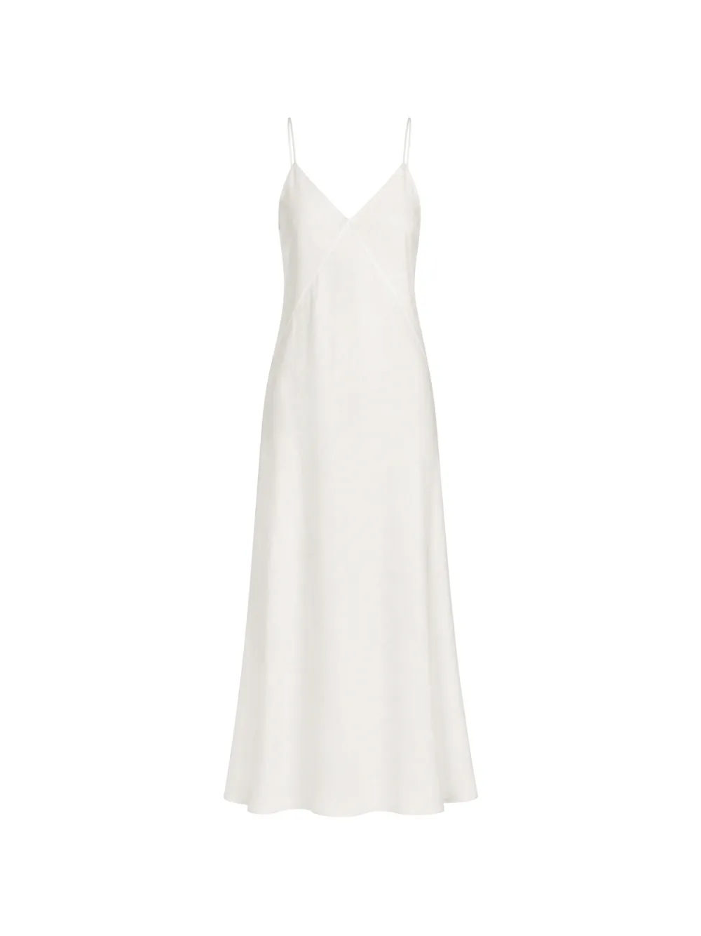 Eleventy spaghetti-strap V-neck maxi dress - Weiß