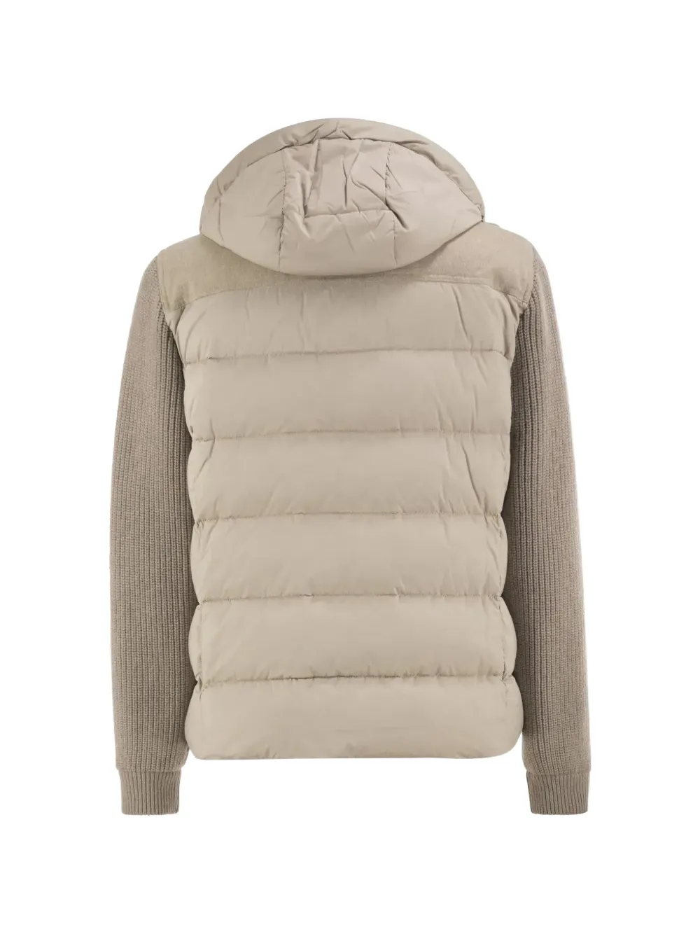 Moorer Gewatteerd jack met capuchon Beige