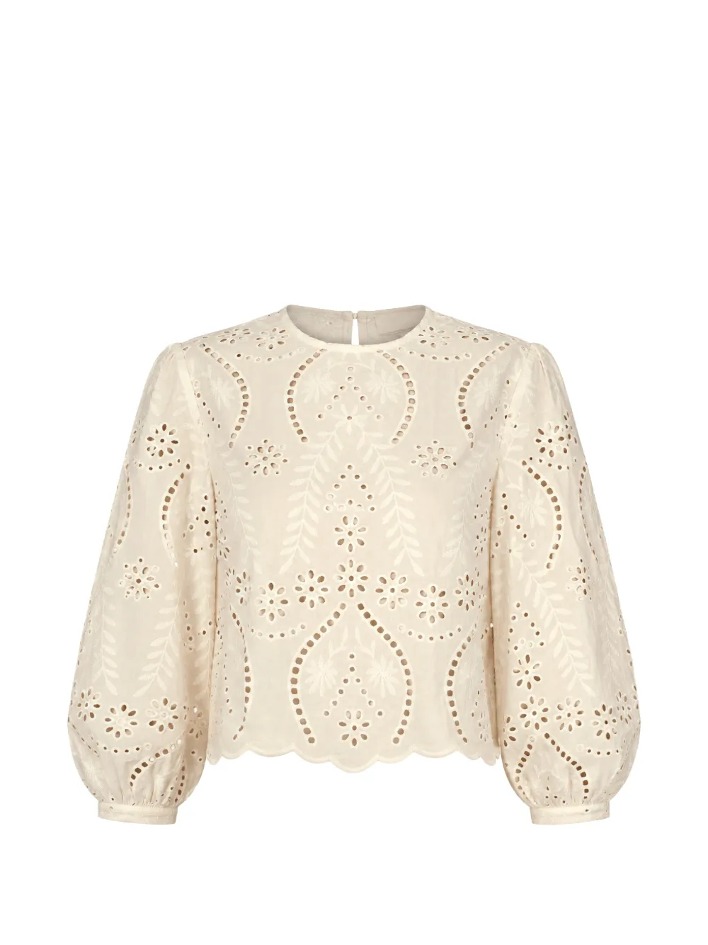 Natalie Martin Lisa broderie anglaise blouse - Toni neutri