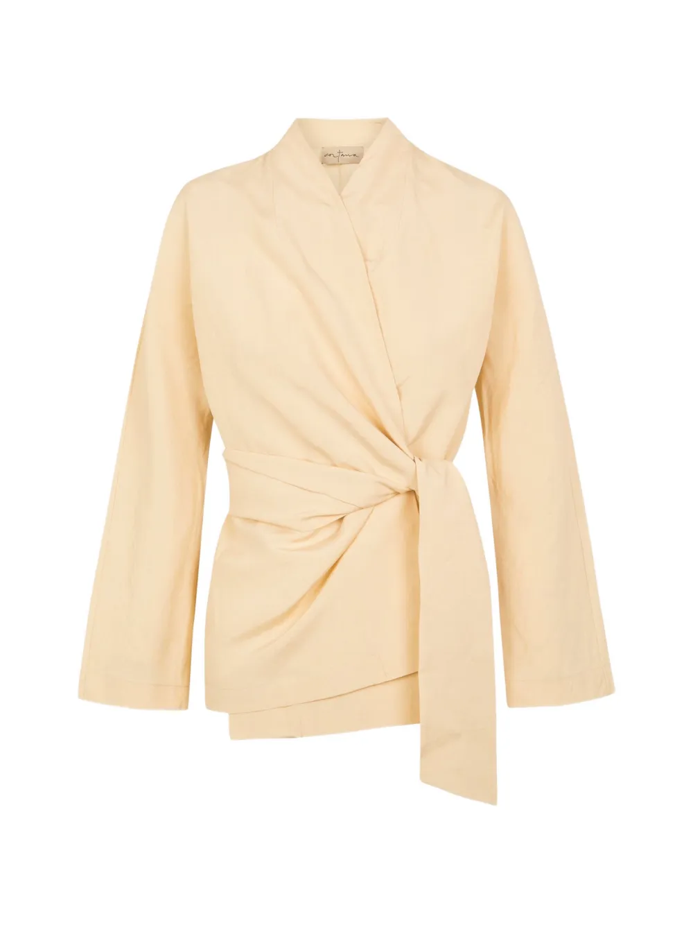 Cortana Simona wrap jacket - Nude