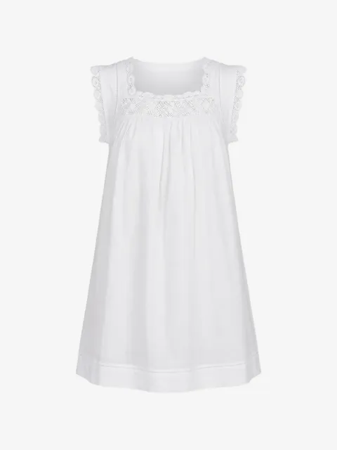 DÔEN Almadia lace-trim mini dress