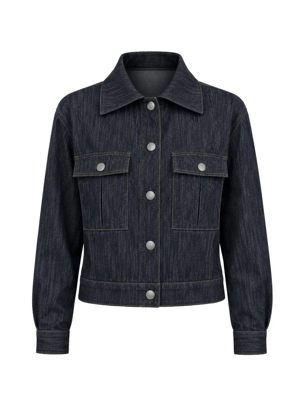 Eleventy button-up denim jacket - Blau
