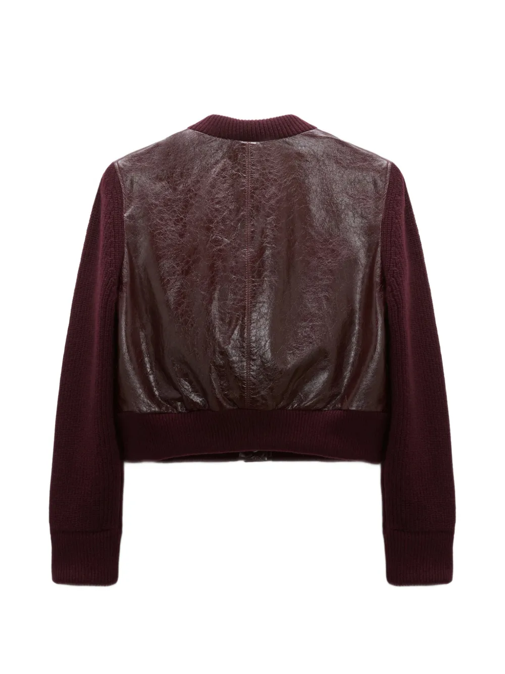 Dorothee Schumacher Gebreid jack met leren vlakken Rood