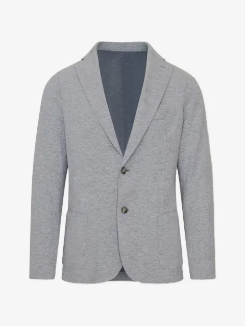 PATRICK ASSARAF raw-edge single-breasted blazer