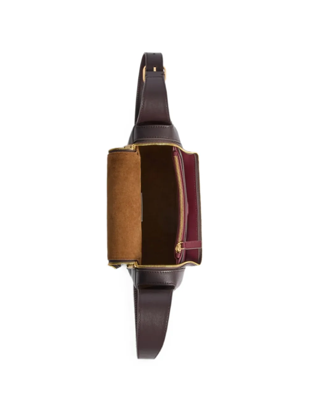 Anya Hindmarch Vere Leather Cross Body Bag in Purple, view 4