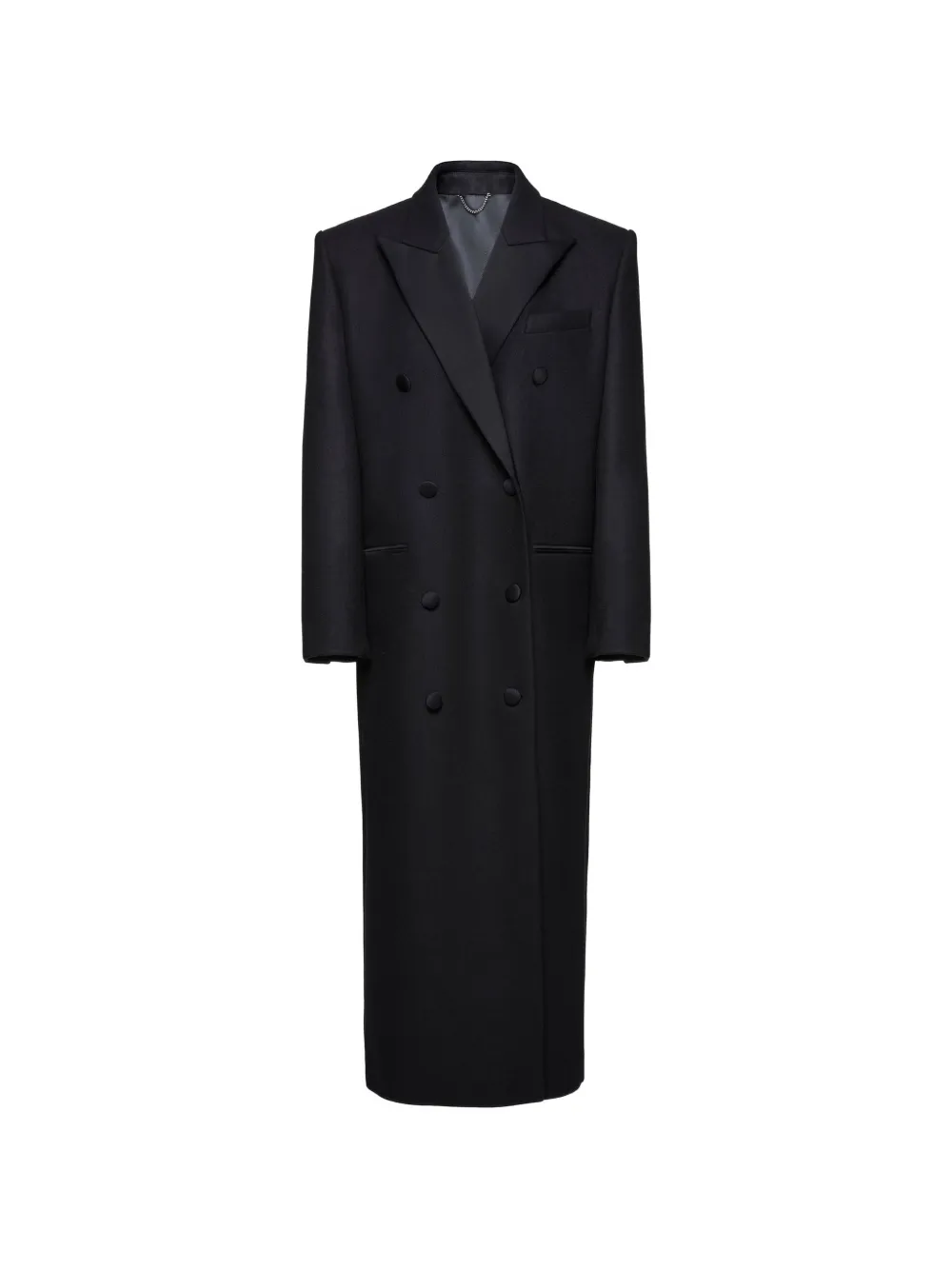 Magda Butrym double-breasted wool maxi coat - Schwarz