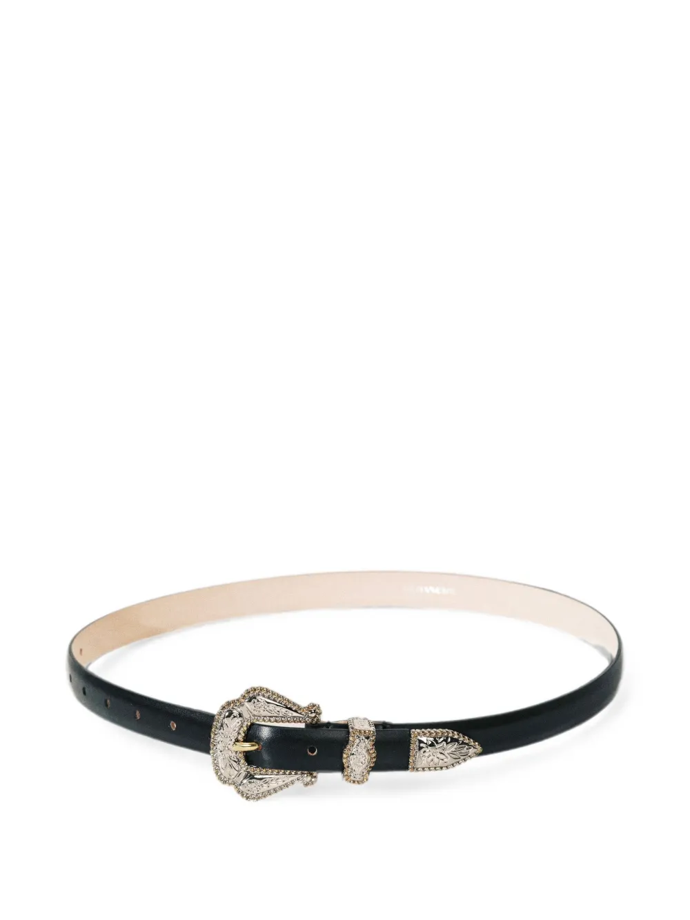 Déhanche Santo engraved-buckle belt - Schwarz