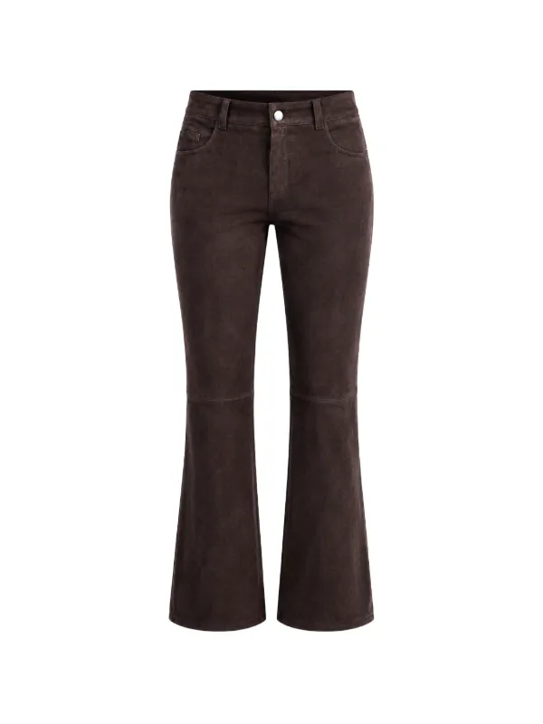 Stouls Dean Suede Trousers in Brown