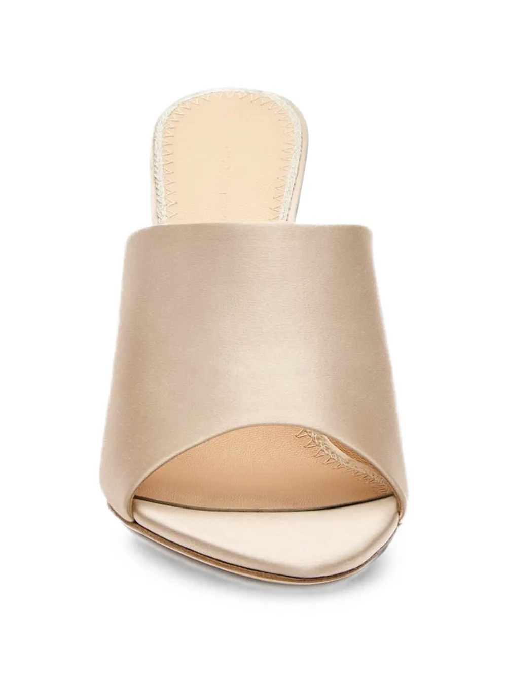 Magda Butrym satin-finish open-toe sandals Beige