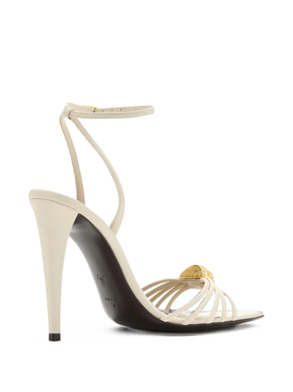 Giuseppe Zanotti Sunset sandalen verfraaid met kristallen Beige