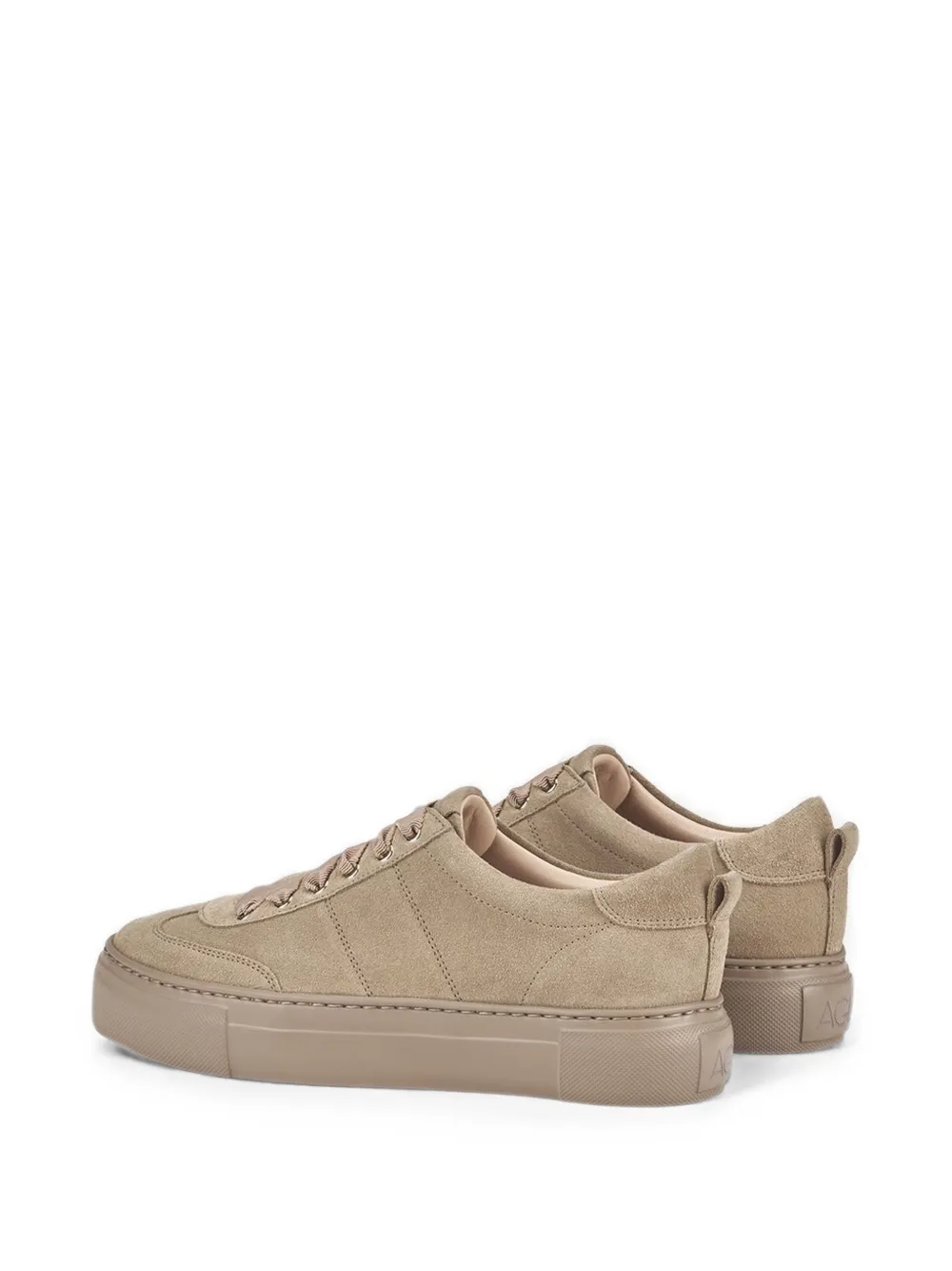 AGL Cecilia grosgrain-lace sneakers Beige