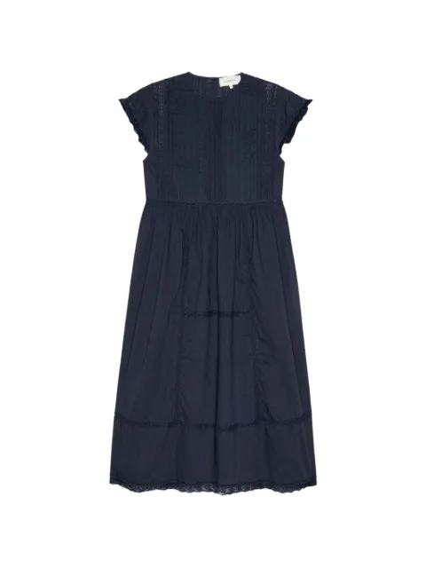 The Great. Sonnet lace-trim midi dress