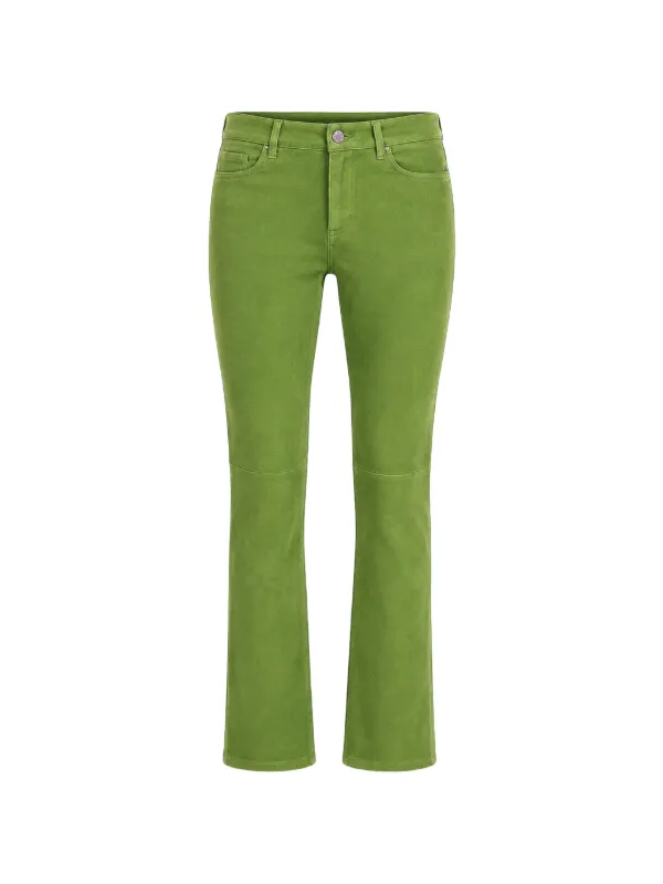 Stouls Dean Suede Trousers in Green