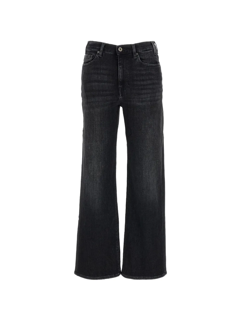 AG Jeans faded-effect straight-leg jeans - Nero