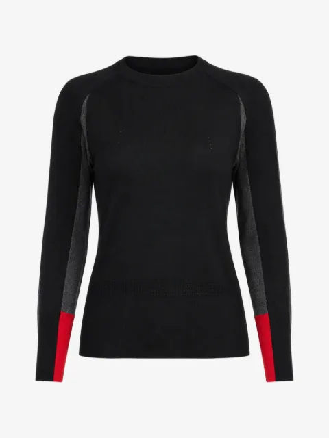 Shiro Sakai colour-block panelled sweater