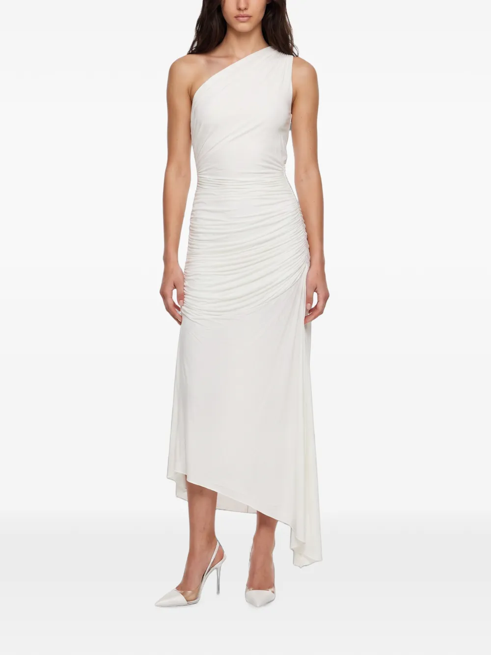 Alex Perry Asymmetrische jurk Wit