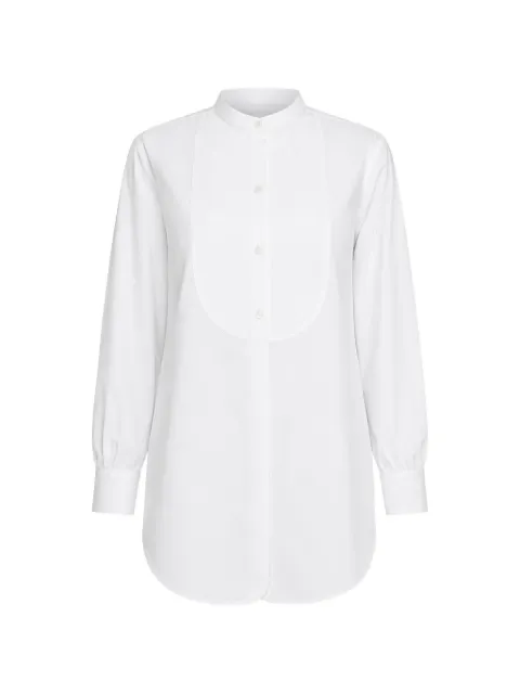 The Row Evette bib-front shirt