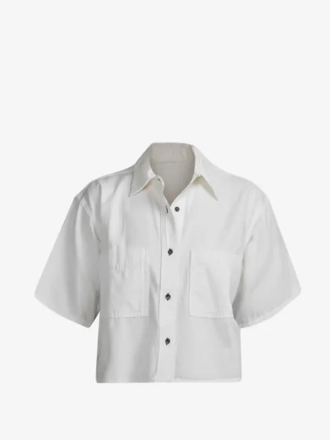 ASKK NY camisa Sashiko de manga corta