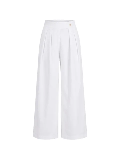 SABLYN Brooke pleated wide-leg trousers