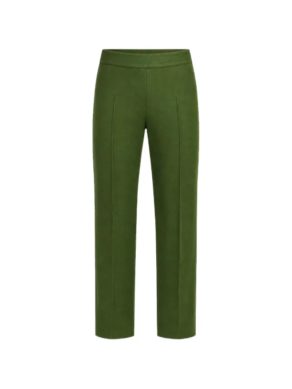 High Sport Kick Kick Straight-leg Pants in Green