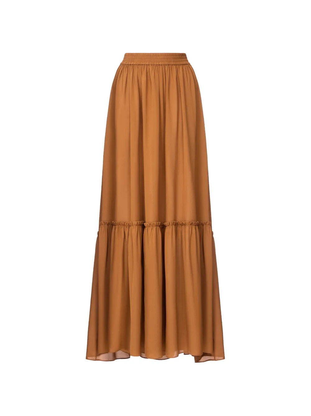 Jacob Lee tiered ruffled maxi skirt