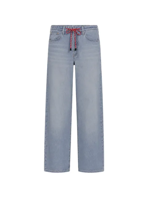 rag & bone pantalones Miramar con cordones y estampado vaquero