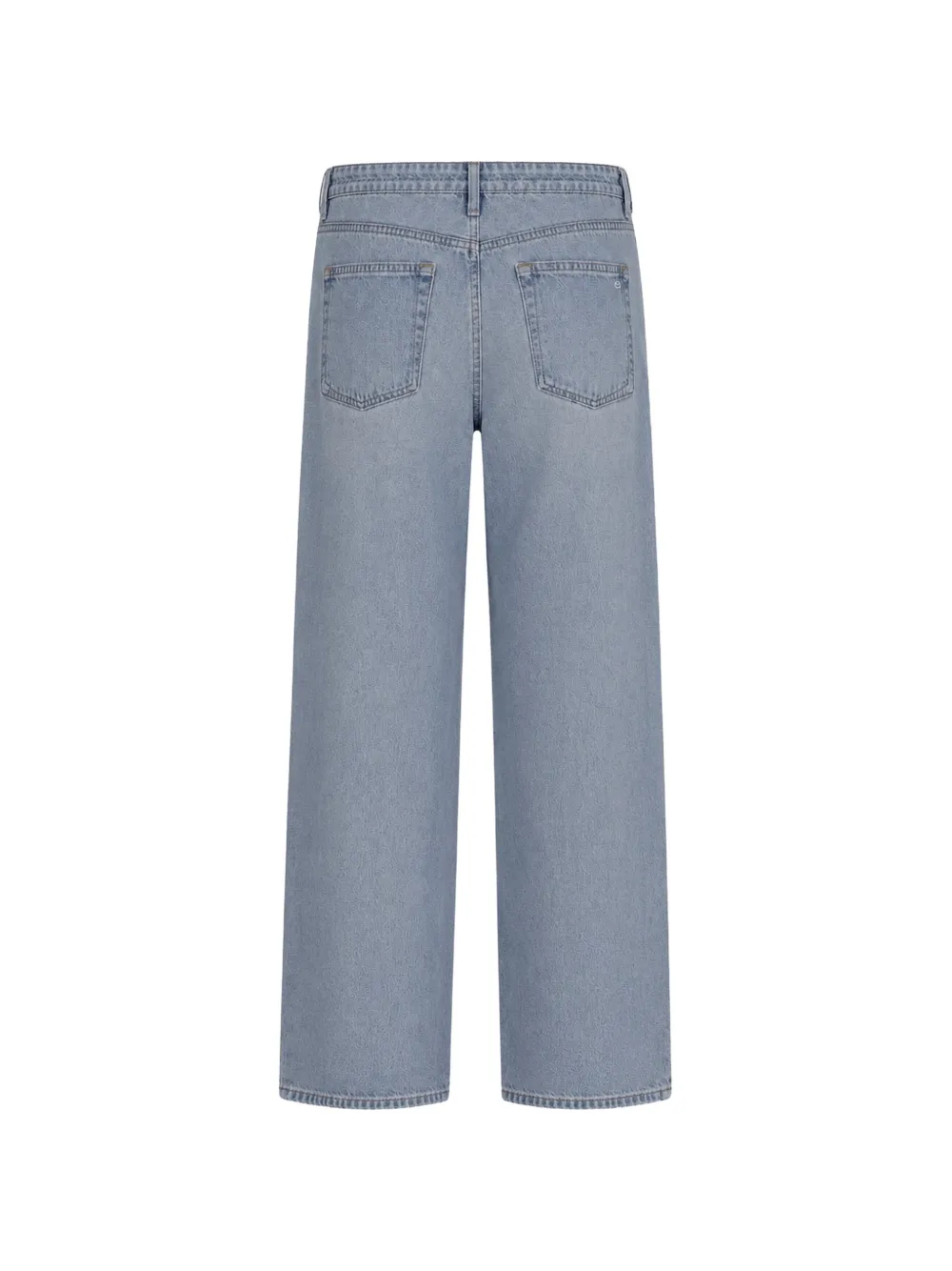rag & bone Rb Miramar broek met denim-print en trekkoord Blauw