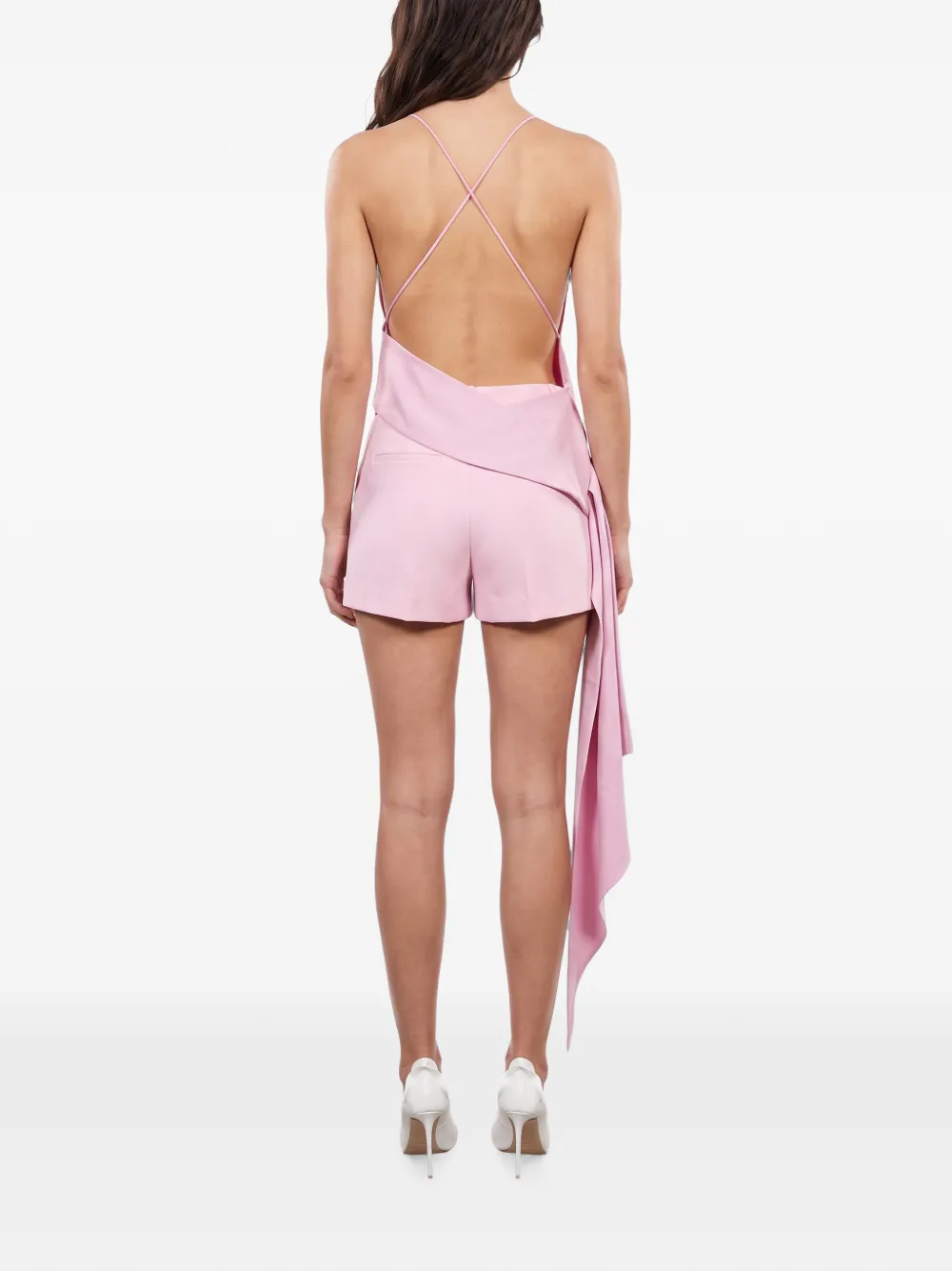 Alex Perry Asymmetrische top Roze