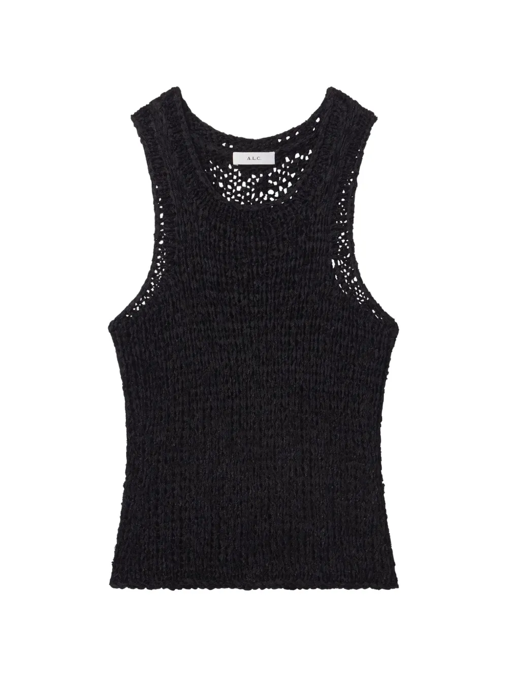 A.L.C. Nelly open-knit top - Nero