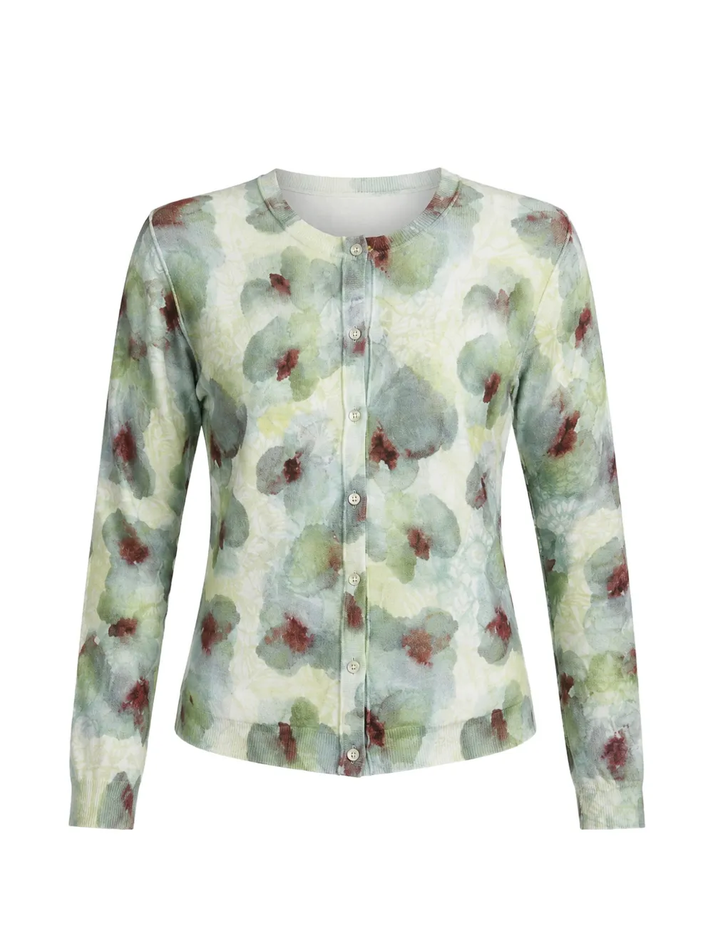 IN BED WITH YOU reversible floral-print cardigan - Toni neutri