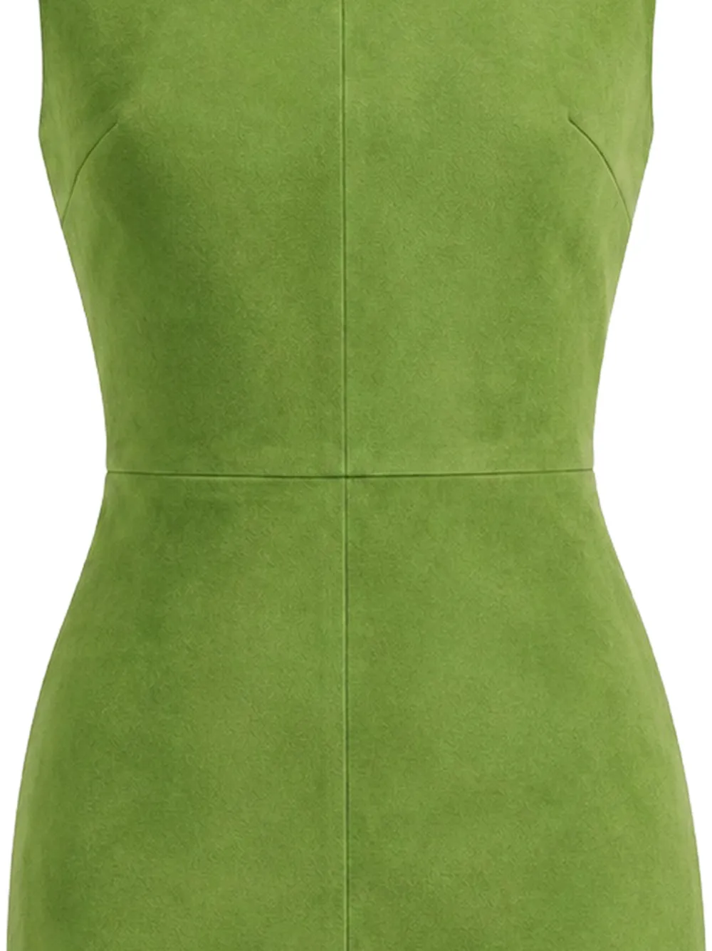 Stouls Evita Suede Maxi Dress in Green, view 2