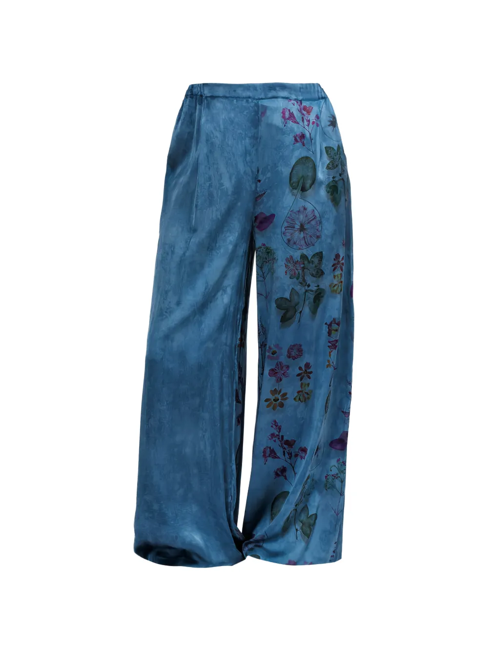 Avant Toi floral-print palazzo pants